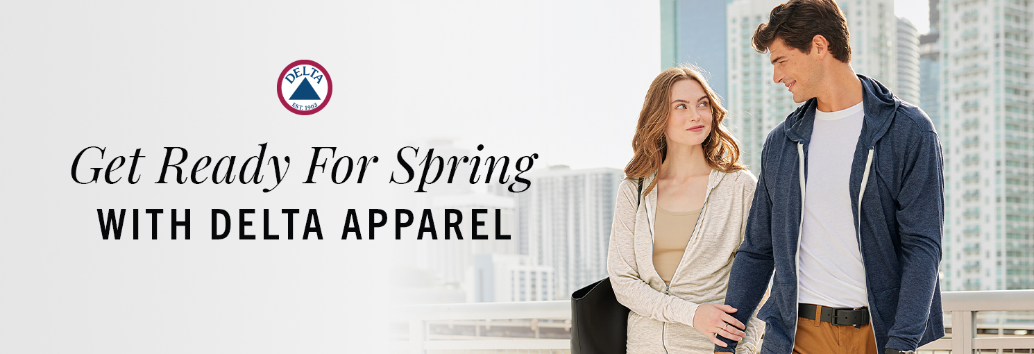 Get ready for spring with Delta Apparel