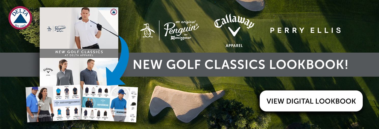 New Golf Classics Lookbook is here! Featuring brands from Callaway, Perry Ellis, and Original Penguin.