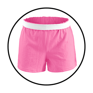 pink color authentic soffe shorts from delta apparel wholesale buy in bulk 