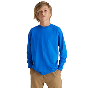 Delta Apparel Wholesale Youth 5.2 oz regular fit long sleeve tee Decorate with Your Logo for Corporate or promotional gifts