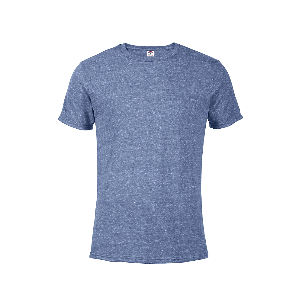 Delta Ring-Spun Adult Snow Heather Tee - Updated Fit