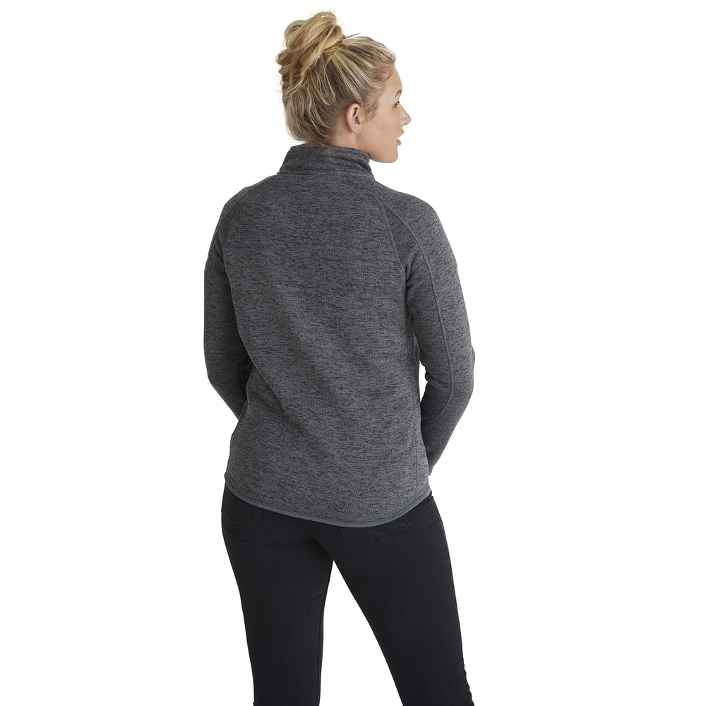 Burnside Ladies' Sweater Knit Fleece Jacket | Delta Apparel