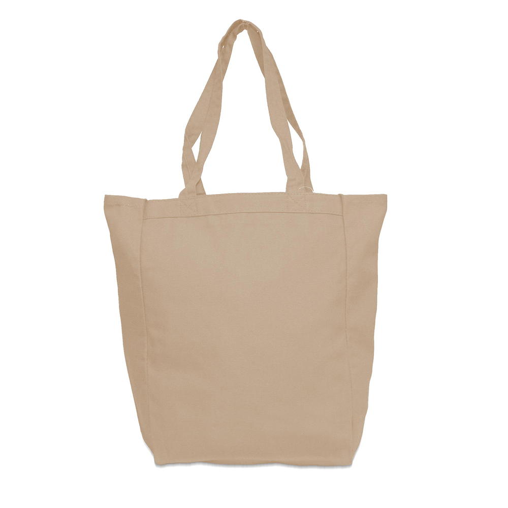 8861 Gusseted 10 Ounce Cotton Canvas Tote Liberty Bags 
