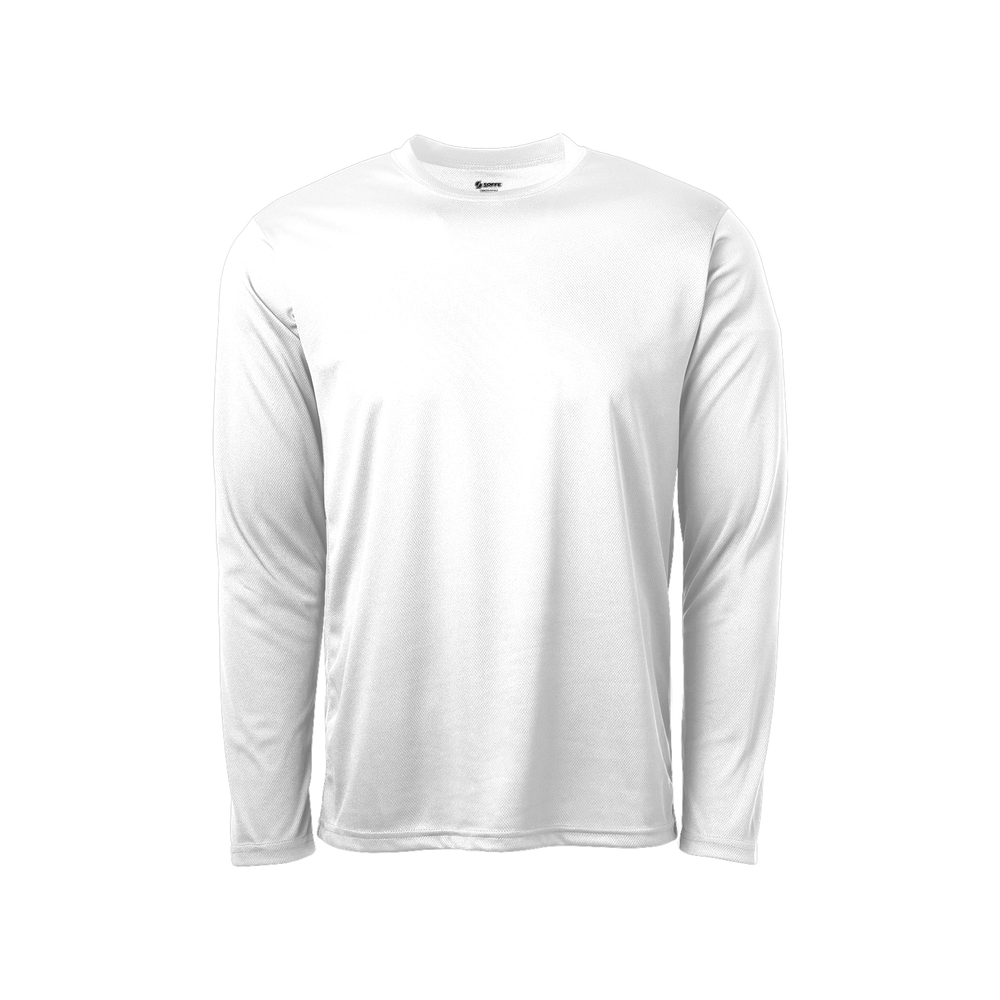 Soffe M375 Adult Long Sleeve Tee - Athletic Oxford - L