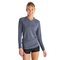 Soffe Intensity Womens Vee Neck Long Sleeve  frontview
